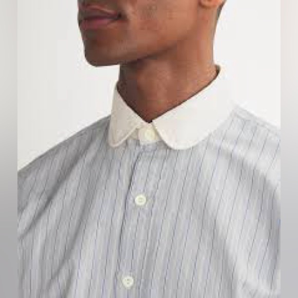 Polo Ralph Lauren Club Collar Striped Shirt Polo Fine Shirting Harrods Exclusive - Picture 7 of 12